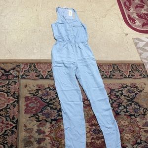Forever21 Light blue Jumpsuit with keyhole back